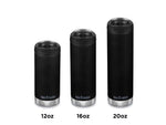 Klean Kanteen TKWide w/Cafe Cap 16oz Black 1008313