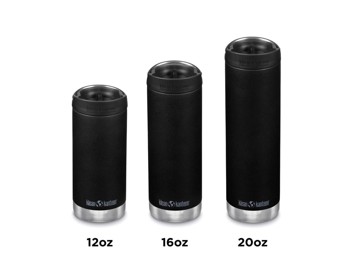 Klean Kanteen TKWide w/Cafe Cap 16oz Black 1008313