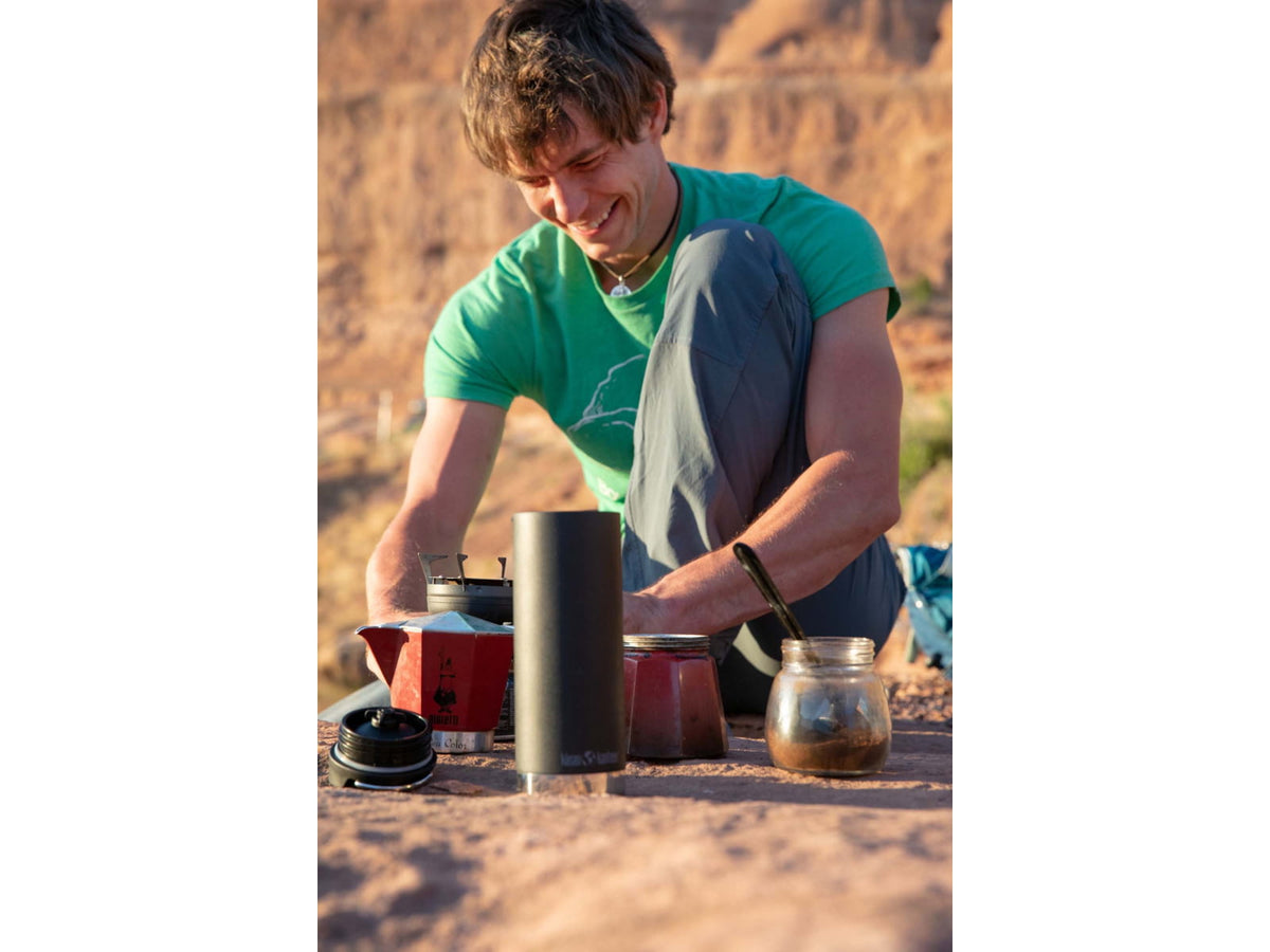Klean Kanteen TKWide w/Cafe Cap 16oz Black 1008313