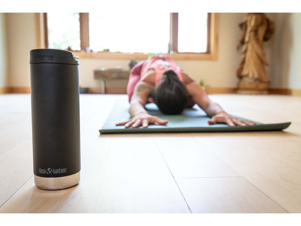 Klean Kanteen TKWide w/Cafe Cap 16oz Black 1008313