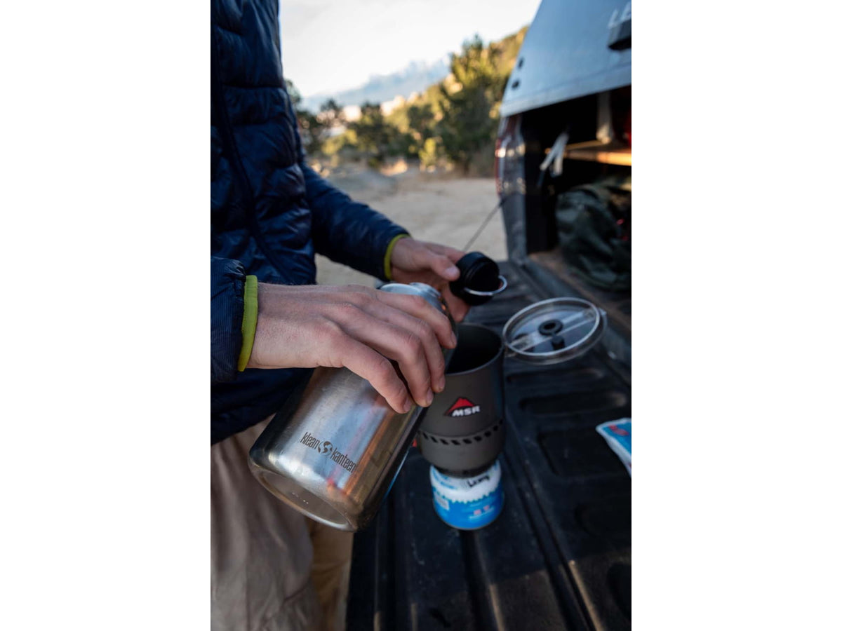 Klean Kanteen Wide w/Wide Loop Cap 64oz Brushed Stainless 1009501