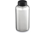 Klean Kanteen Wide w/Wide Loop Cap 64oz Brushed Stainless 1009501