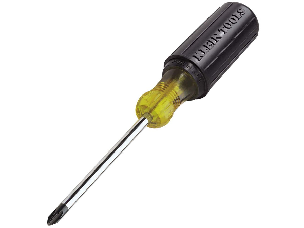 Klein Tools 1/4 Keystone Screwdriver Set #2 Phillips Cushion-Grip 2Piece Black 85442