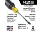 Klein Tools 1/4 Keystone Screwdriver Set #2 Phillips Cushion-Grip 2Piece Black 85442