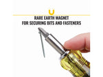 Klein Tools 14in1 Multi-Bit Adjustable Length Screwdriver Black/Yellow 32303