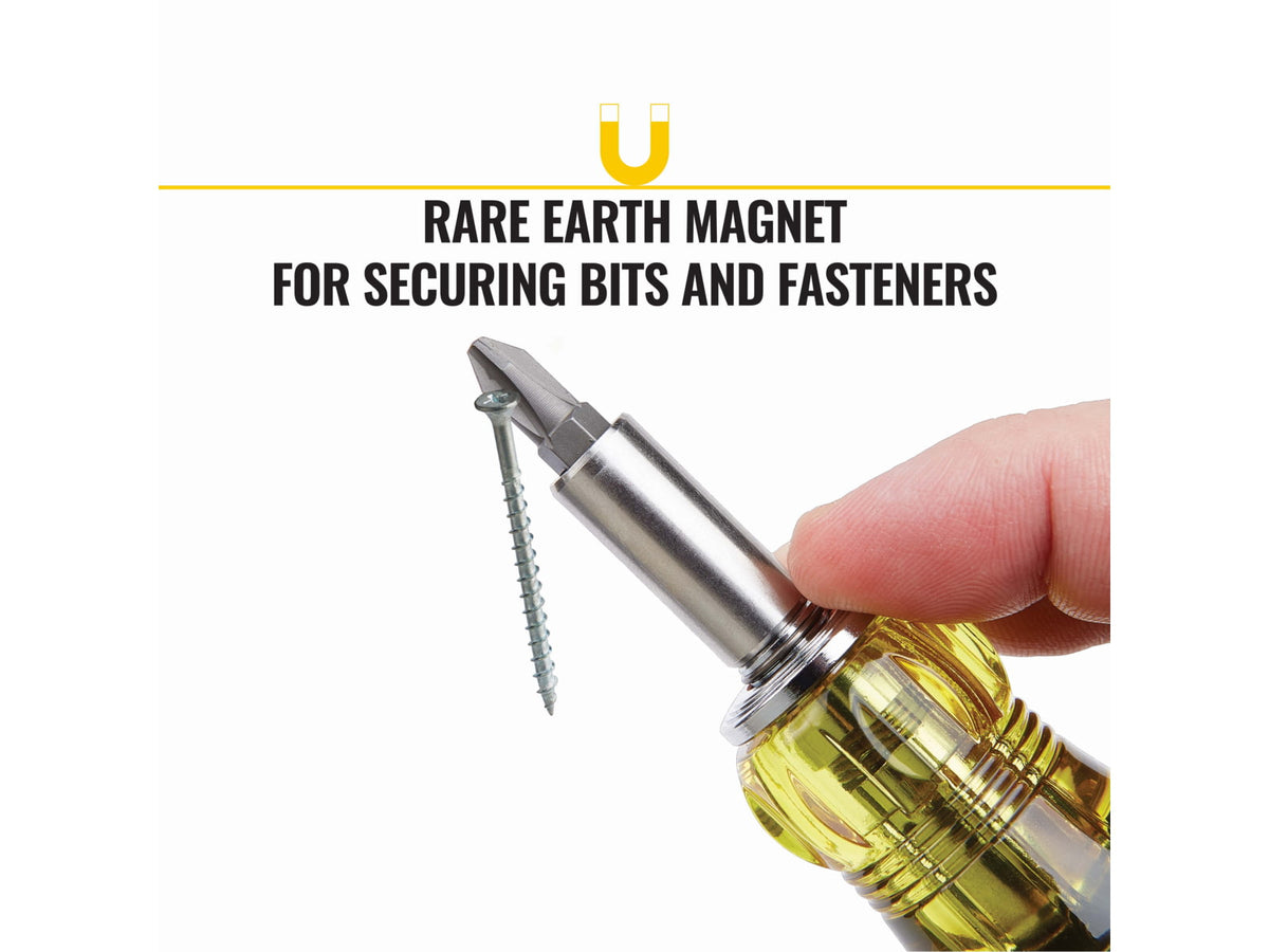 Klein Tools 14in1 Multi-Bit Adjustable Length Screwdriver Black/Yellow 32303