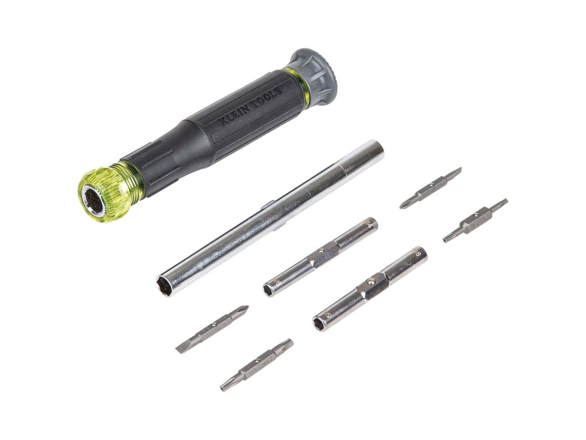 Klein Tools 14in1 Precision Screwdriver/Nut Driver Black/Yellow 32314