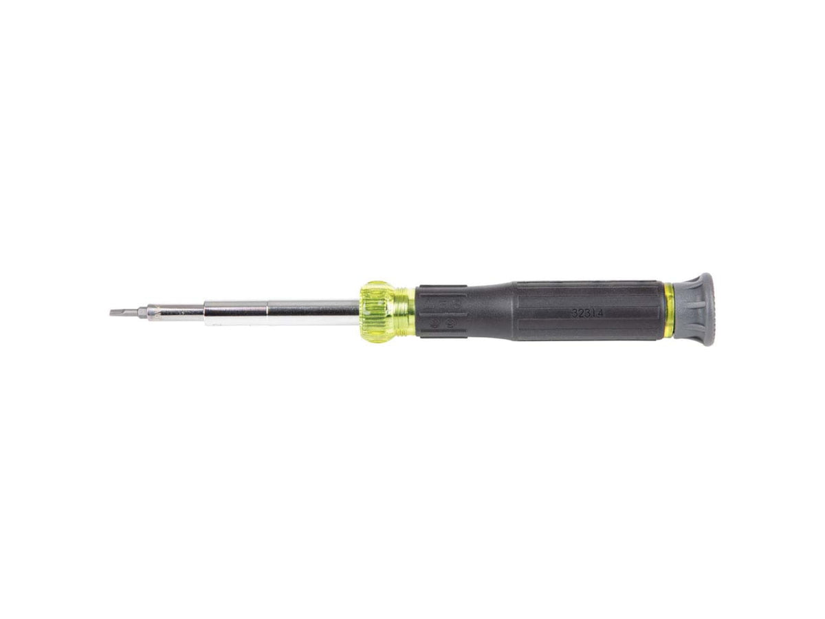 Klein Tools 14in1 Precision Screwdriver/Nut Driver Black/Yellow 32314