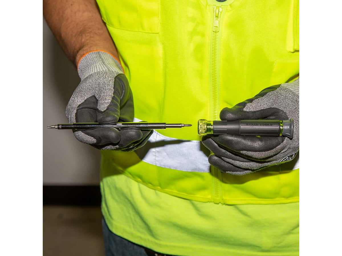 Klein Tools 14in1 Precision Screwdriver/Nut Driver Black/Yellow 32314