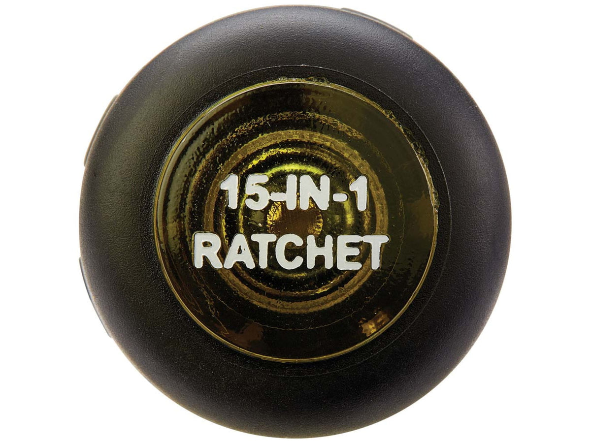 Klein Tools 15in1 Multi-Bit Ratcheting Screwdriver Black/Yellow