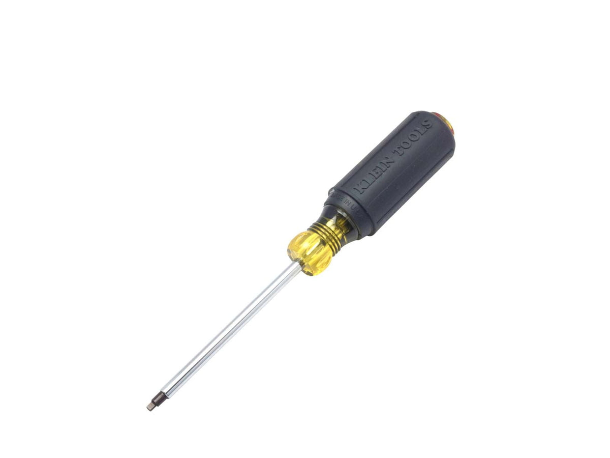 Klein Tools #2 Square Screwdriver 4In Round Shank Orange/Black 662