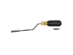 Klein Tools 2in1 Multi-Bit Screwdriver Rapi-Drive Phillips and Slotted Bits Black/Yellow 67100