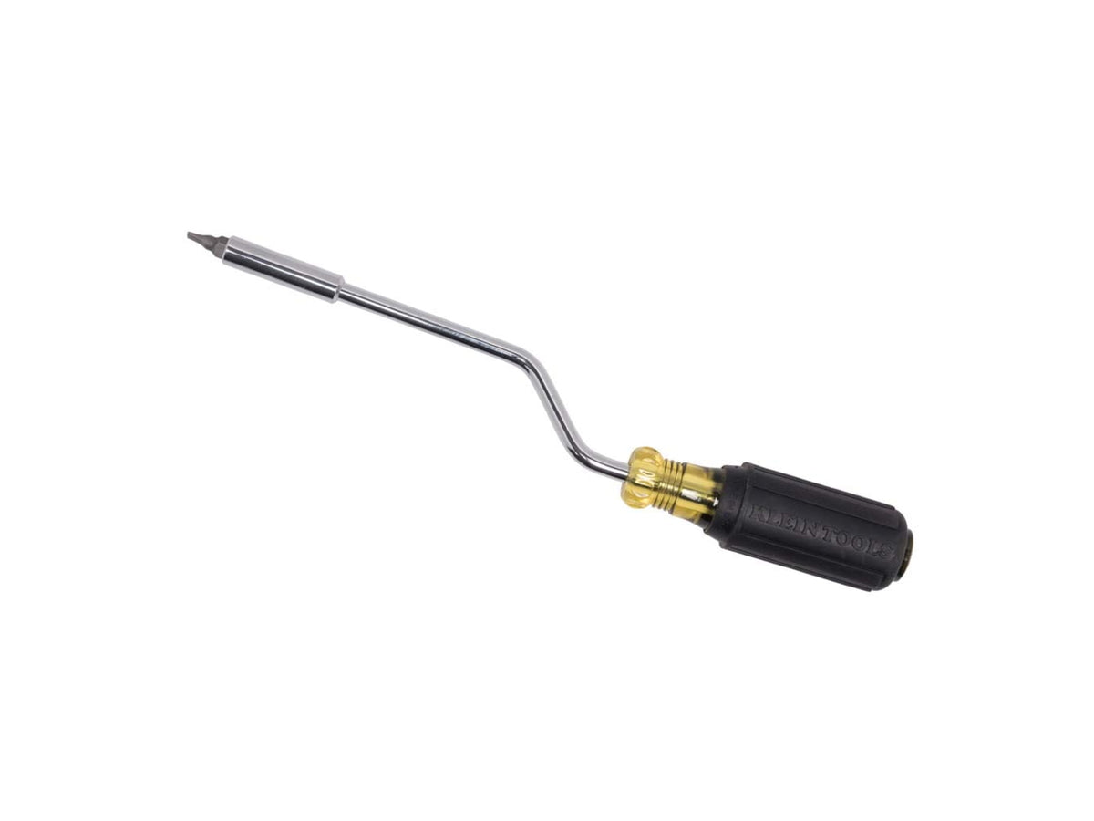 Klein Tools 2in1 Multi-Bit Screwdriver Rapi-Drive Phillips and Slotted Bits Black/Yellow 67100