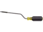 Klein Tools 2in1 Multi-Bit Screwdriver Rapi-Drive Phillips and Slotted Bits Black/Yellow 67100
