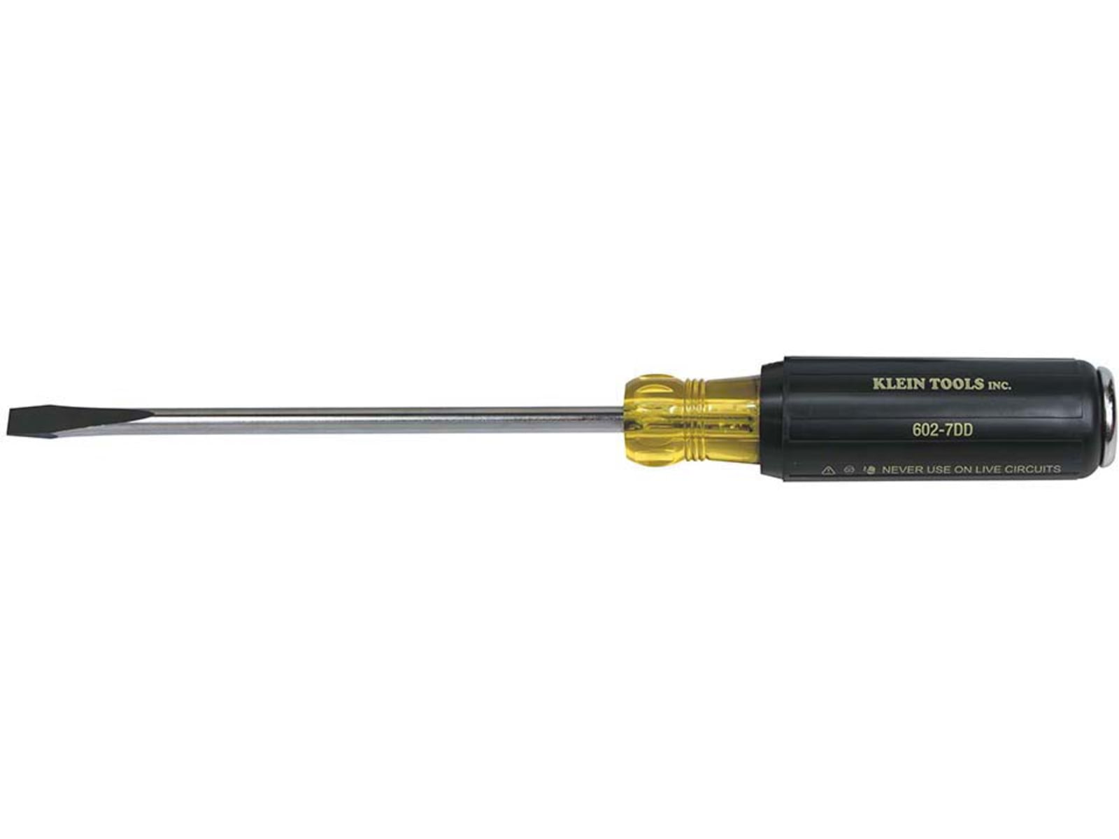Klein Tools 5/16In Keystone Demolition Driver 7In Shank Yellow/Black