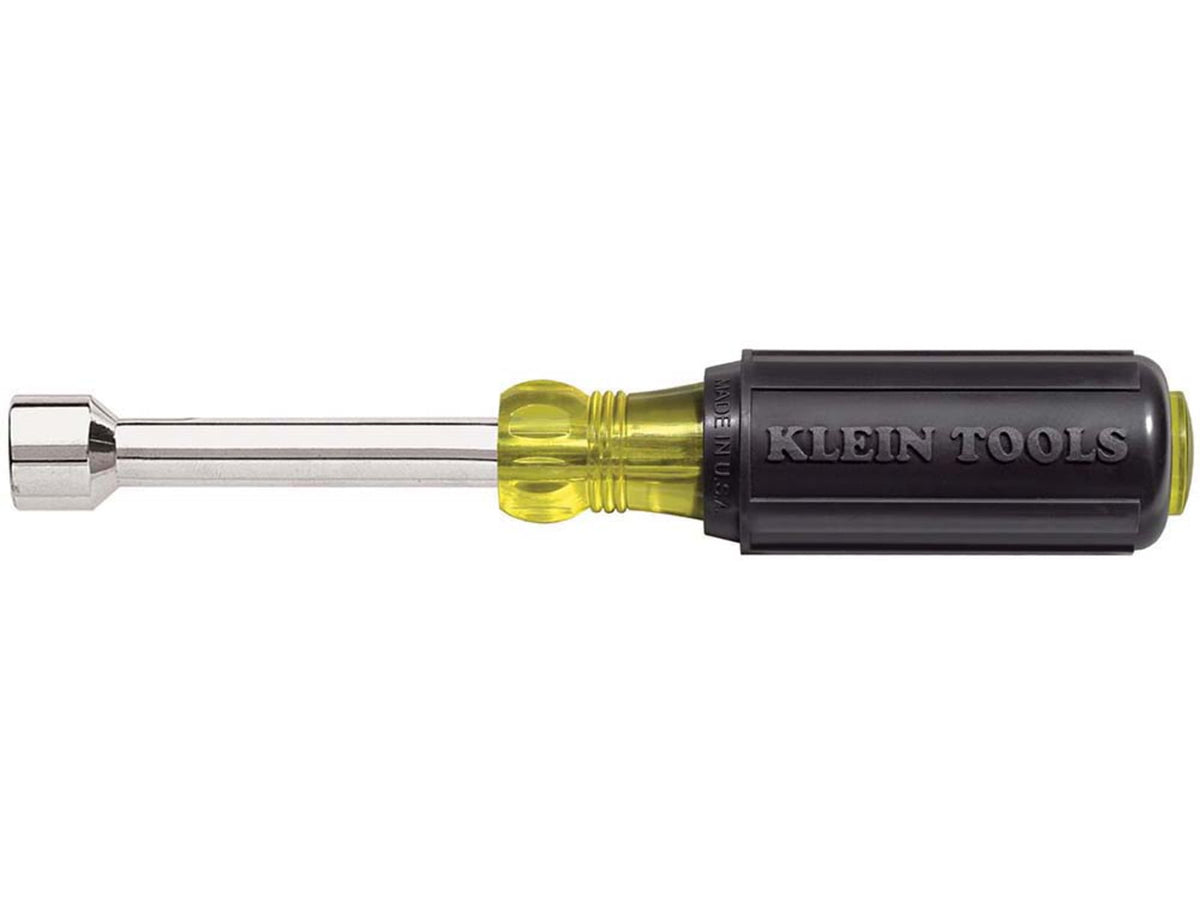 Klein Tools 5/16In Nut Driver Cushion-Grip 3In Shaft Black/Yellow 630-5/16