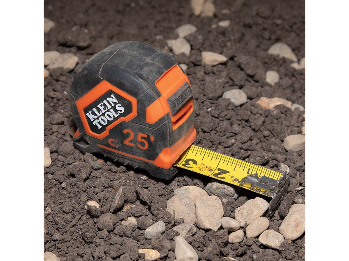 Klein Tools 7.5 Meter Tape Measure Magnetic Double-Hook Orange/Black 9375