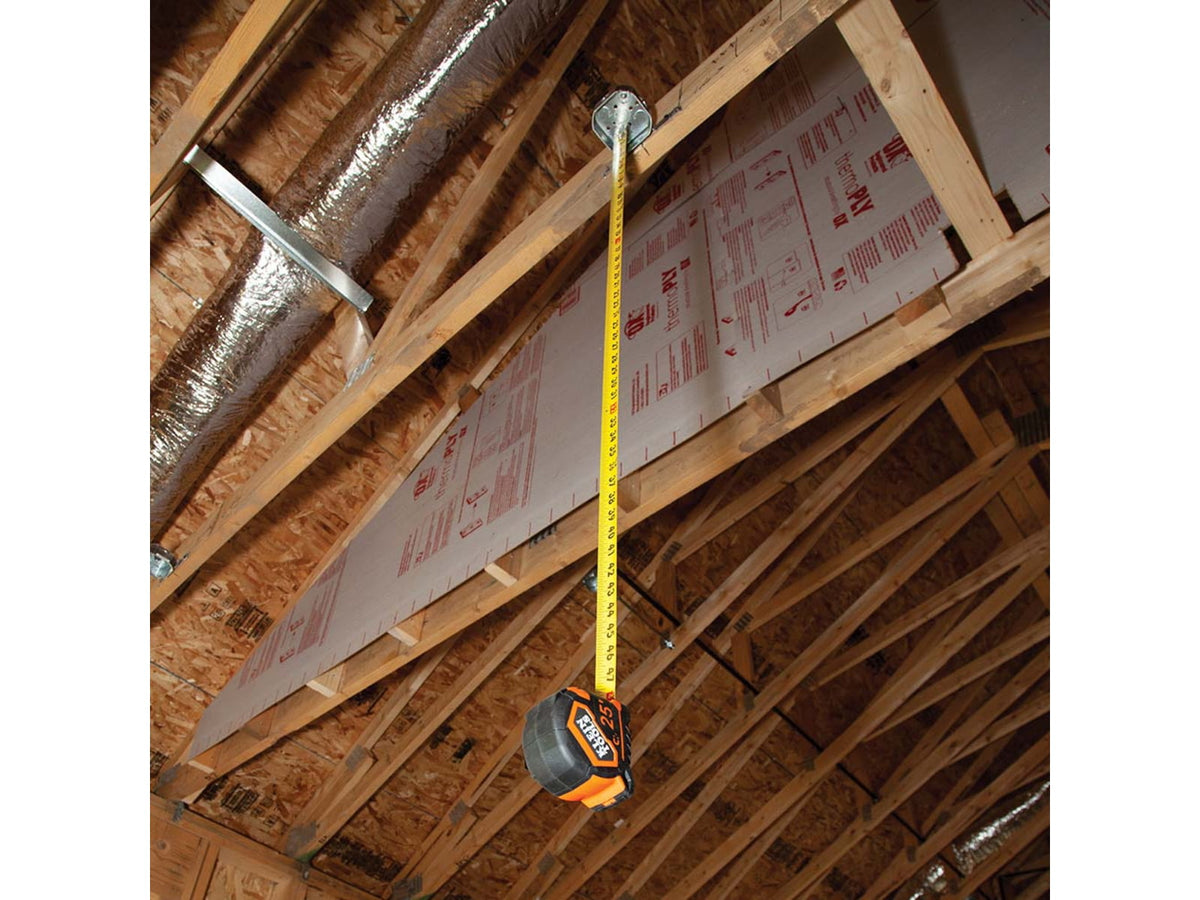 Klein Tools 7.5 Meter Tape Measure Magnetic Double-Hook Orange/Black 9375