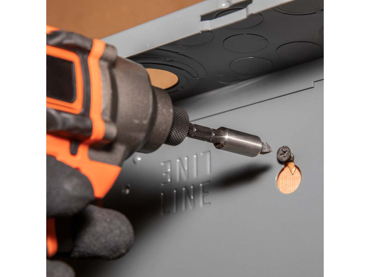 Klein Tools 8in1 Multi-Bit Adjustable Length Stubby Screwdriver Black 32308
