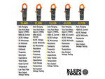 Klein Tools AC/ DC Digital Clamp Meter Auto-Ranging 400 AmP Orange/Black CL390