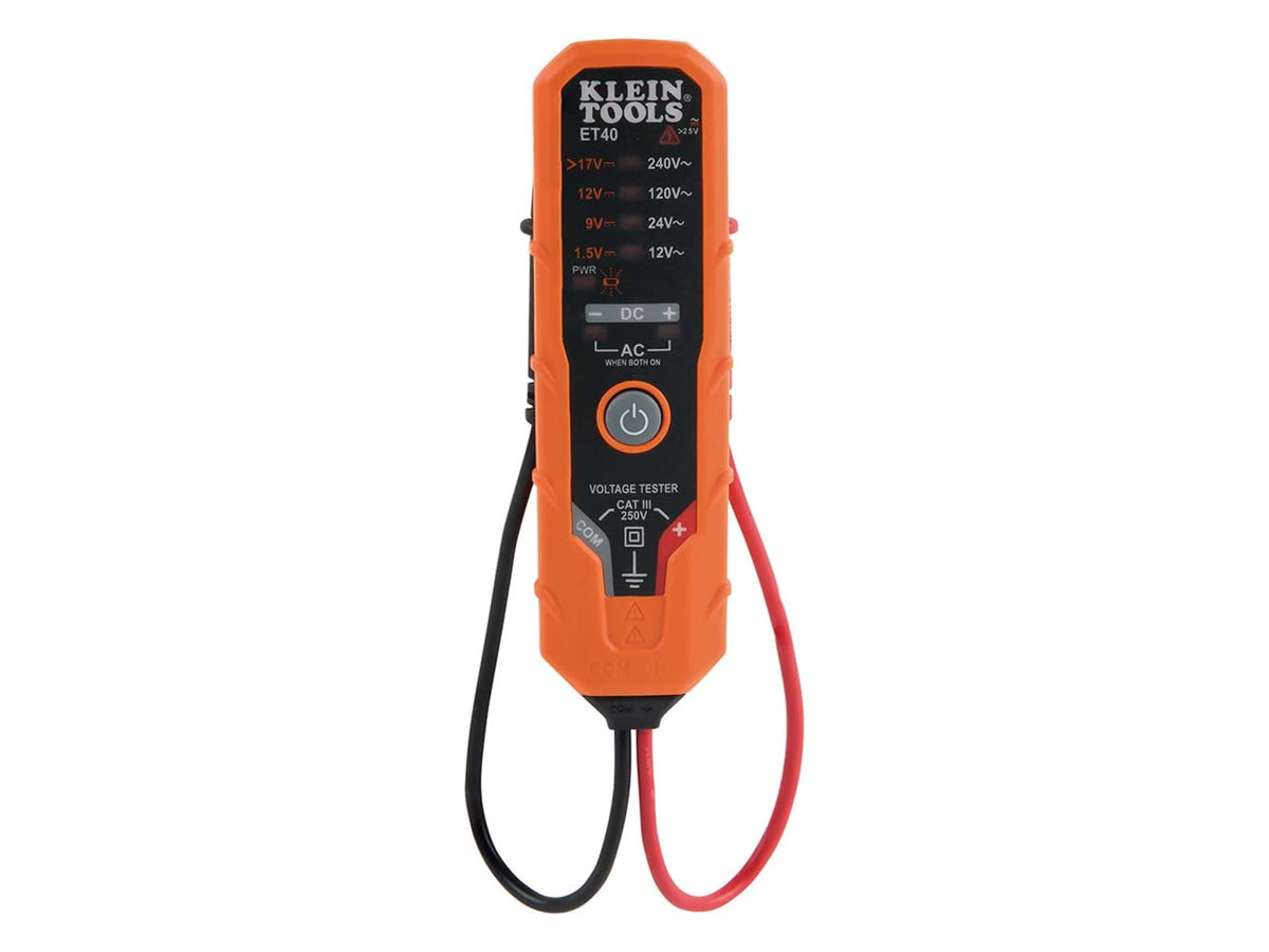 Klein Tools AC/DC Voltage Tester Electronic ET40