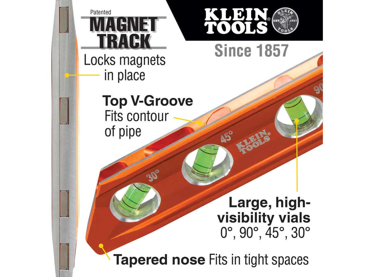 Klein Tools ACCU-BEND Level 4 Vial Orange