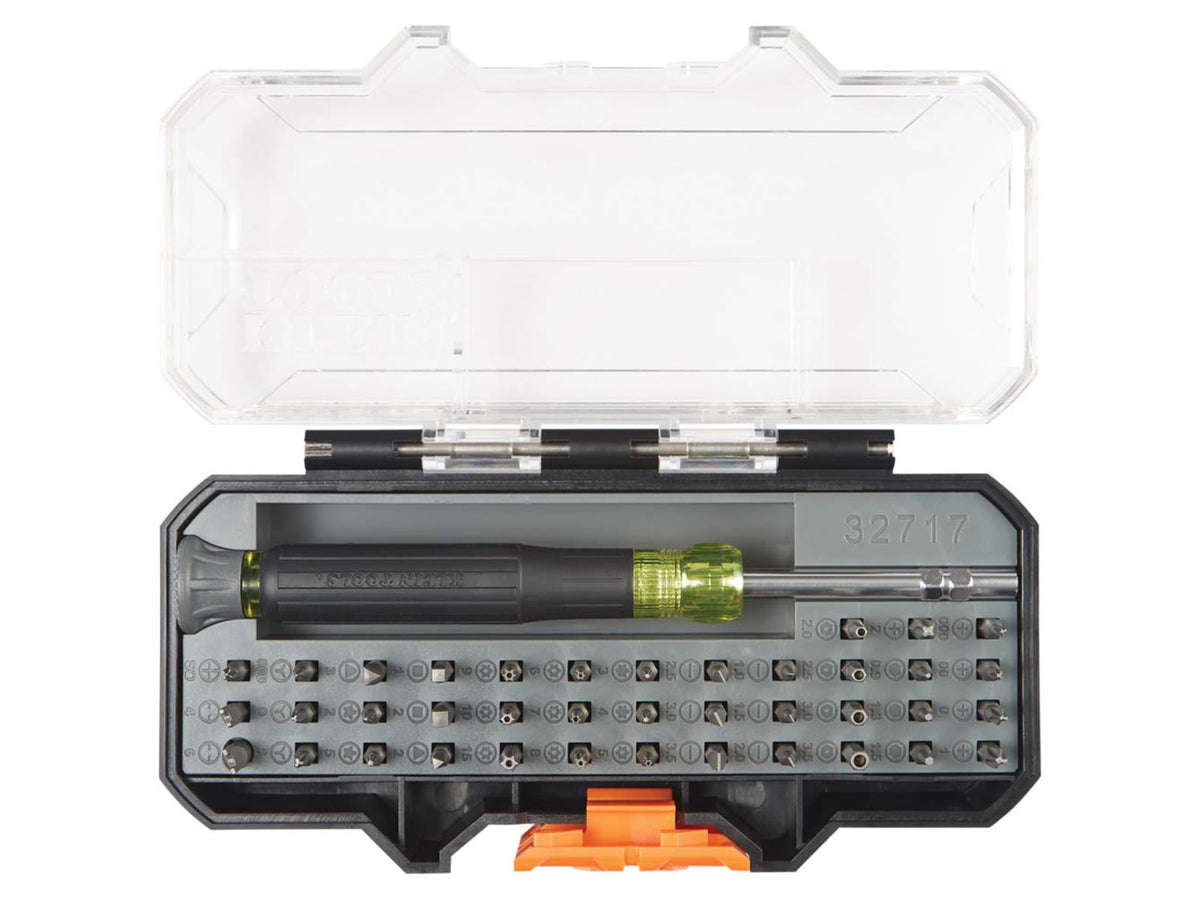 Klein Tools All in1 Precision Screwdriver Set with Case Black/Yellow 32717