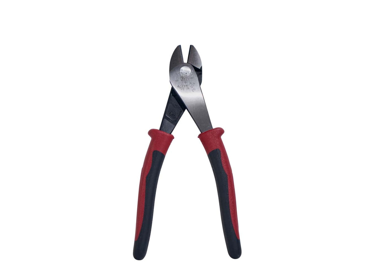 Klein Tools Angled Head Diagonal Cutting Pliers Journeyman 8In Red/Black J248-8