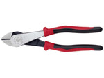 Klein Tools Angled Head Diagonal Cutting Pliers Journeyman 8In Red/Black J248-8