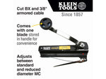 Klein Tools Armored and BX Cable Cutter Black 53725