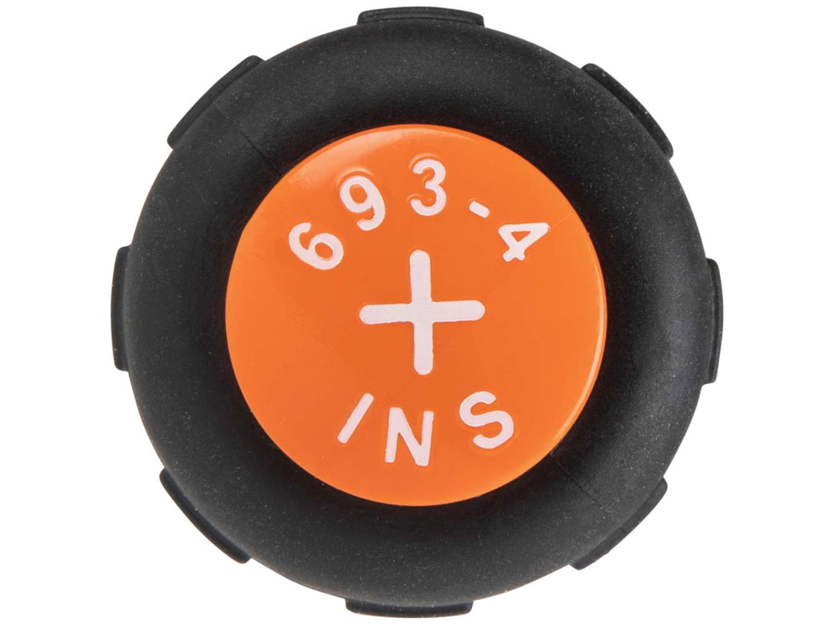 Klein Tools Cabinet Screwdriver Set Slim-Tip Insulated Phillips Square 4Piece Orange/Black 33734INS