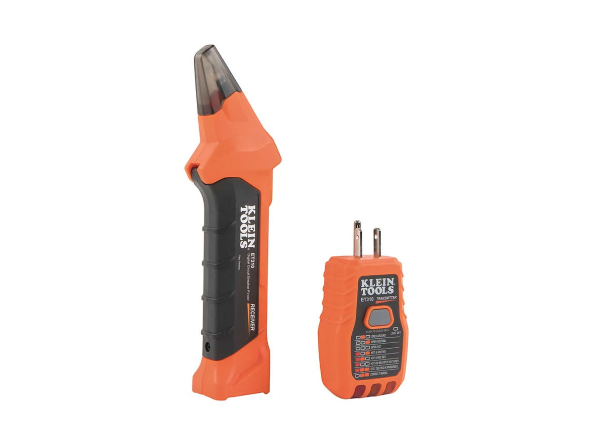 Klein Tools Circuit Breaker Finder w/GFCI Outlet Tester Digital ET310