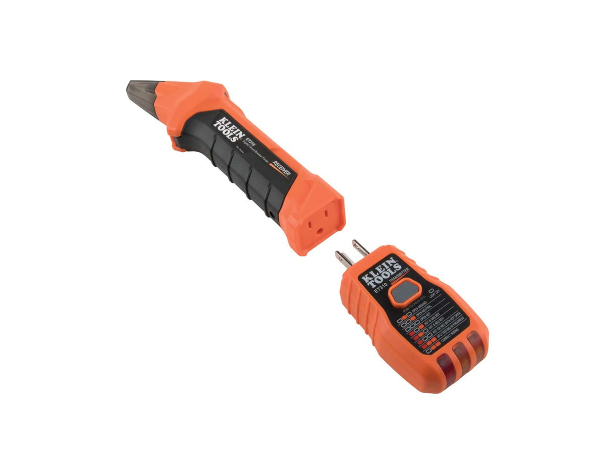Klein Tools Circuit Breaker Finder w/GFCI Outlet Tester Digital ET310