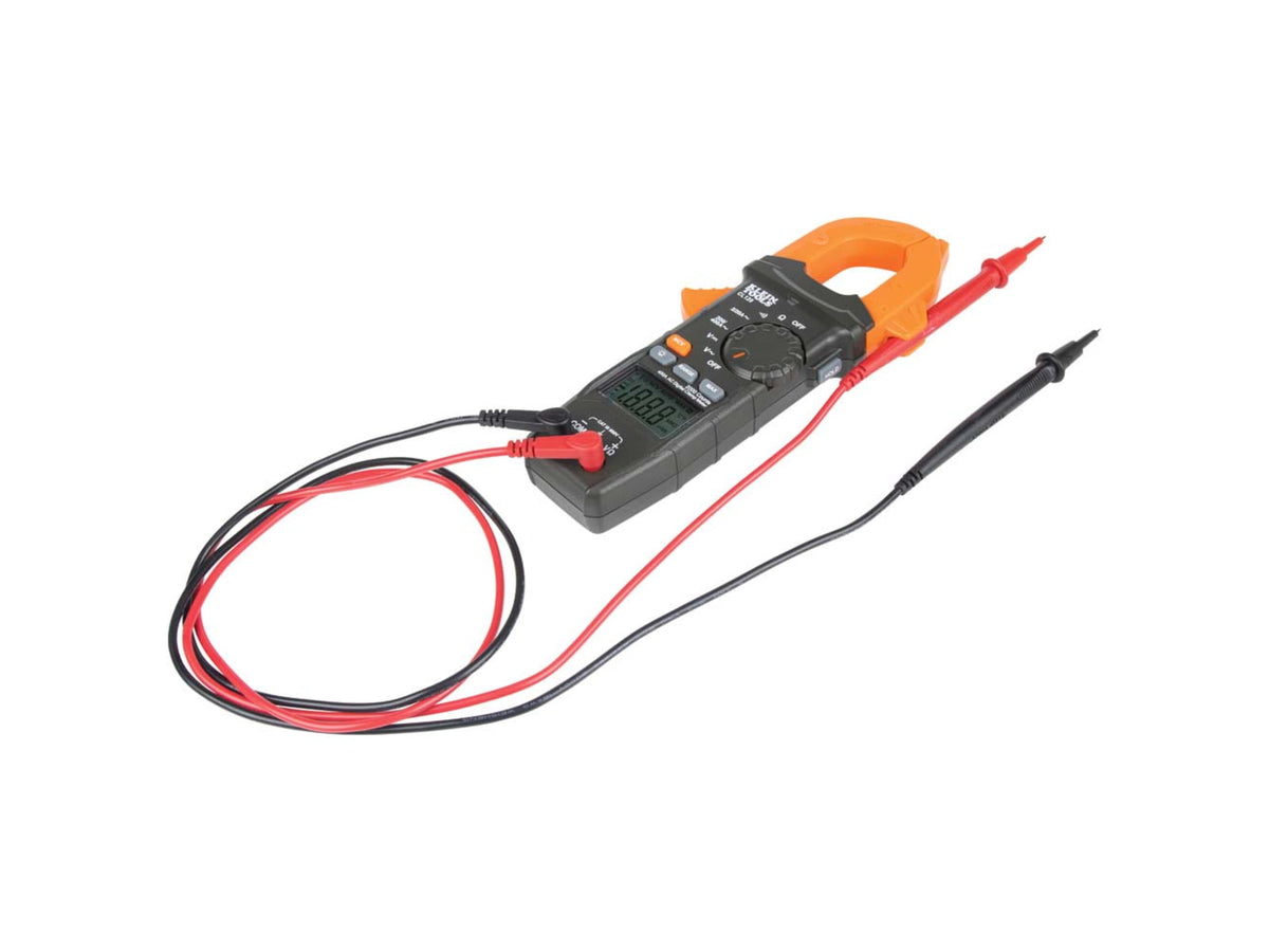 Klein Tools Clamp Meter Electrical Test Kit Orange/Black CL120KIT