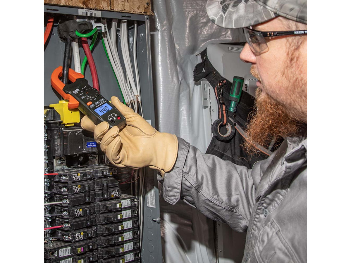 Klein Tools Clamp Meter Electrical Test Kit Orange/Black CL120KIT
