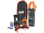 Klein Tools Clamp Meter Electrical Test Kit Orange/Black CL120KIT