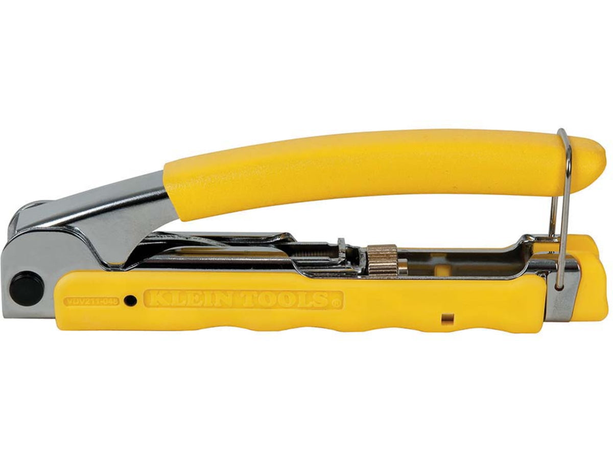Klein Tools Compact Multi-Connector Compression Crimper Yellow/Chrome VDV211-048