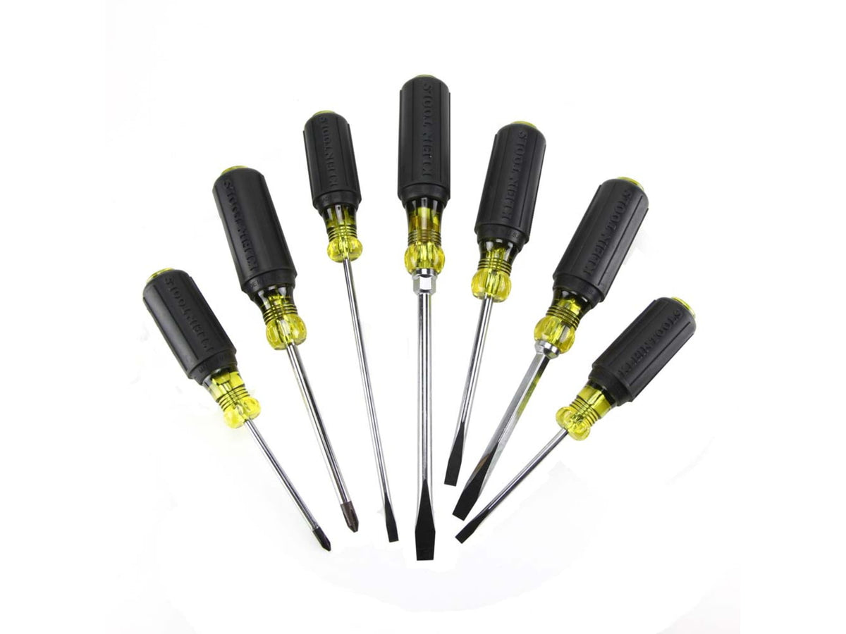 Klein Tools Cushion-Grip Screwdriver Set 7-Piece 85076