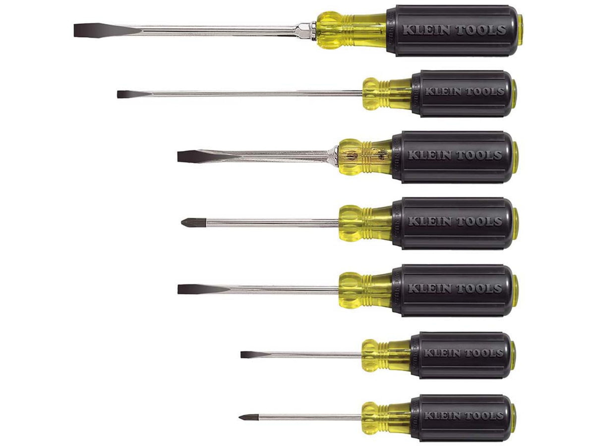 Klein Tools Cushion-Grip Screwdriver Set 7-Piece 85076