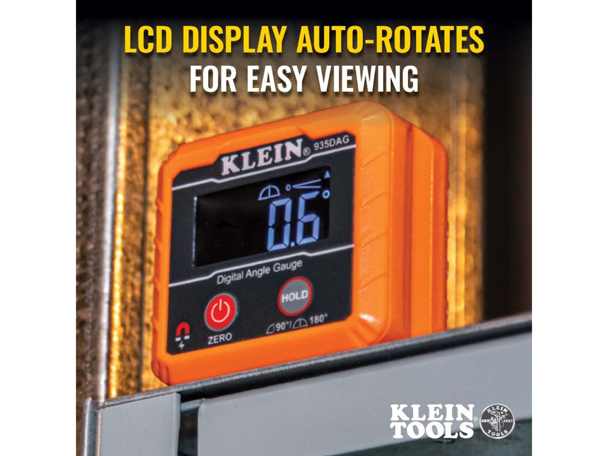 Klein Tools Digital Angle Gauge and Level Orange 935DAG