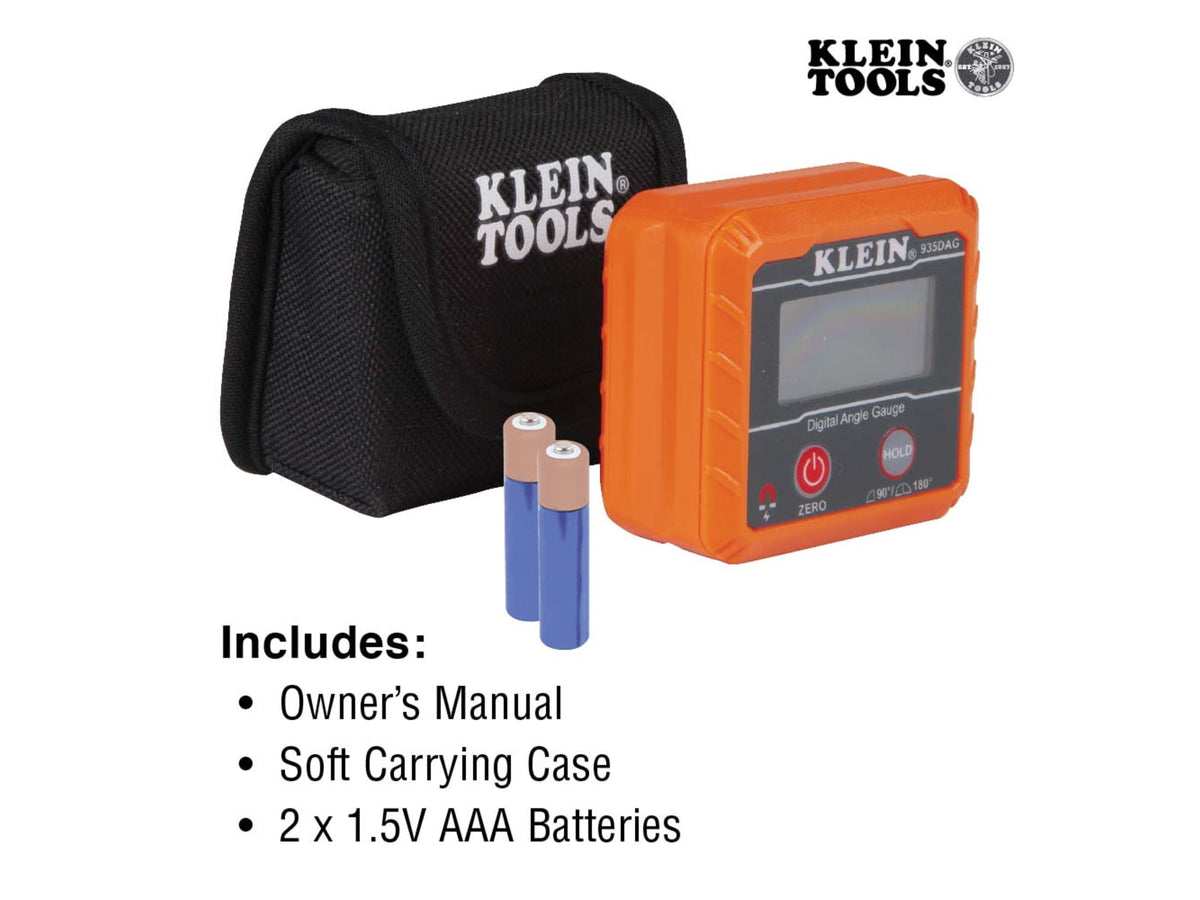 Klein Tools Digital Angle Gauge and Level Orange 935DAG