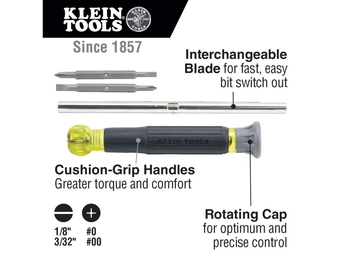 Klein Tools Electronics Screwdriver 4-in-1 32581
