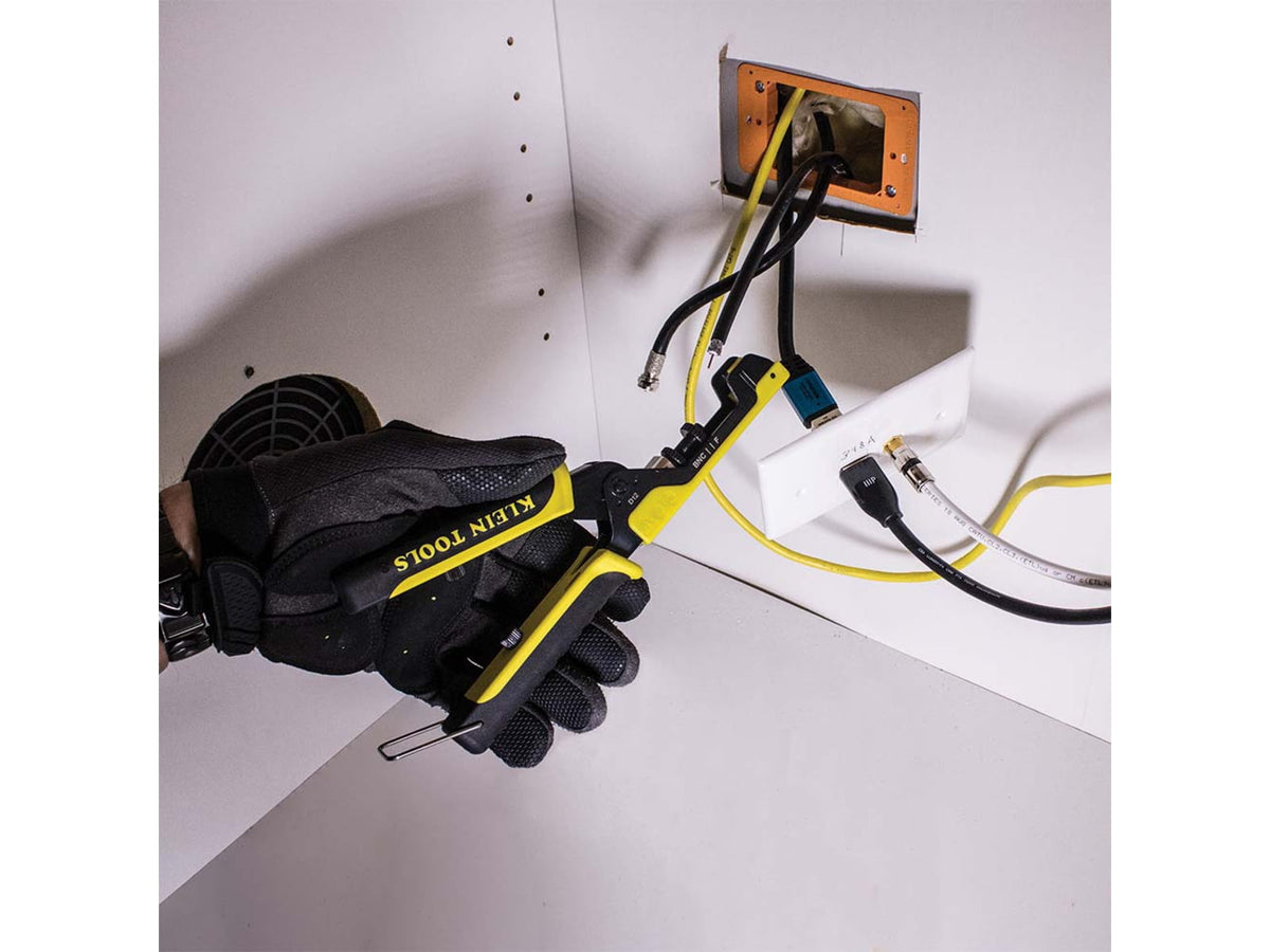 Klein Tools Extended Reach Multi-Connector Compression Crimper Black/Yellow VDV211-100