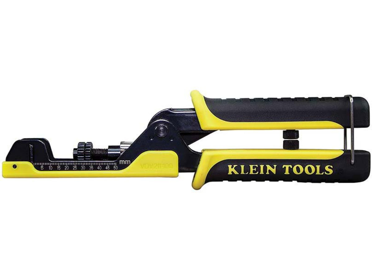 Klein Tools Extended Reach Multi-Connector Compression Crimper Black/Yellow VDV211-100