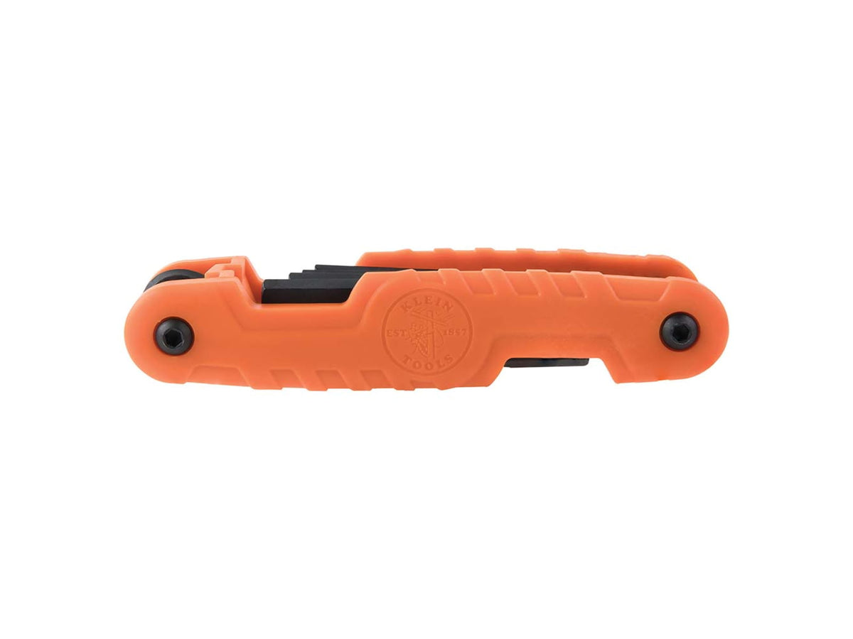 Klein Tools Folding Hex Key Set -11 Fractional Inch-Sized Keys Pro 70550
