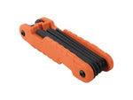 Klein Tools Folding Hex Key Set -11 Fractional Inch-Sized Keys Pro 70550