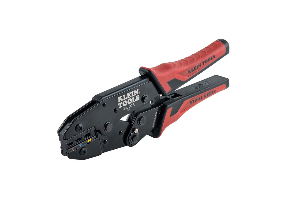 Klein Tools Full Cycle Ratcheting Crimper - 10-22 AWG 3005CR