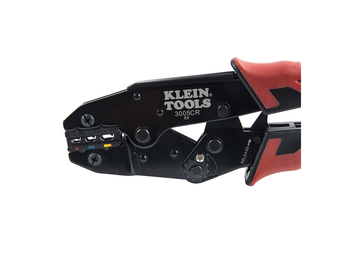 Klein Tools Full Cycle Ratcheting Crimper - 10-22 AWG 3005CR