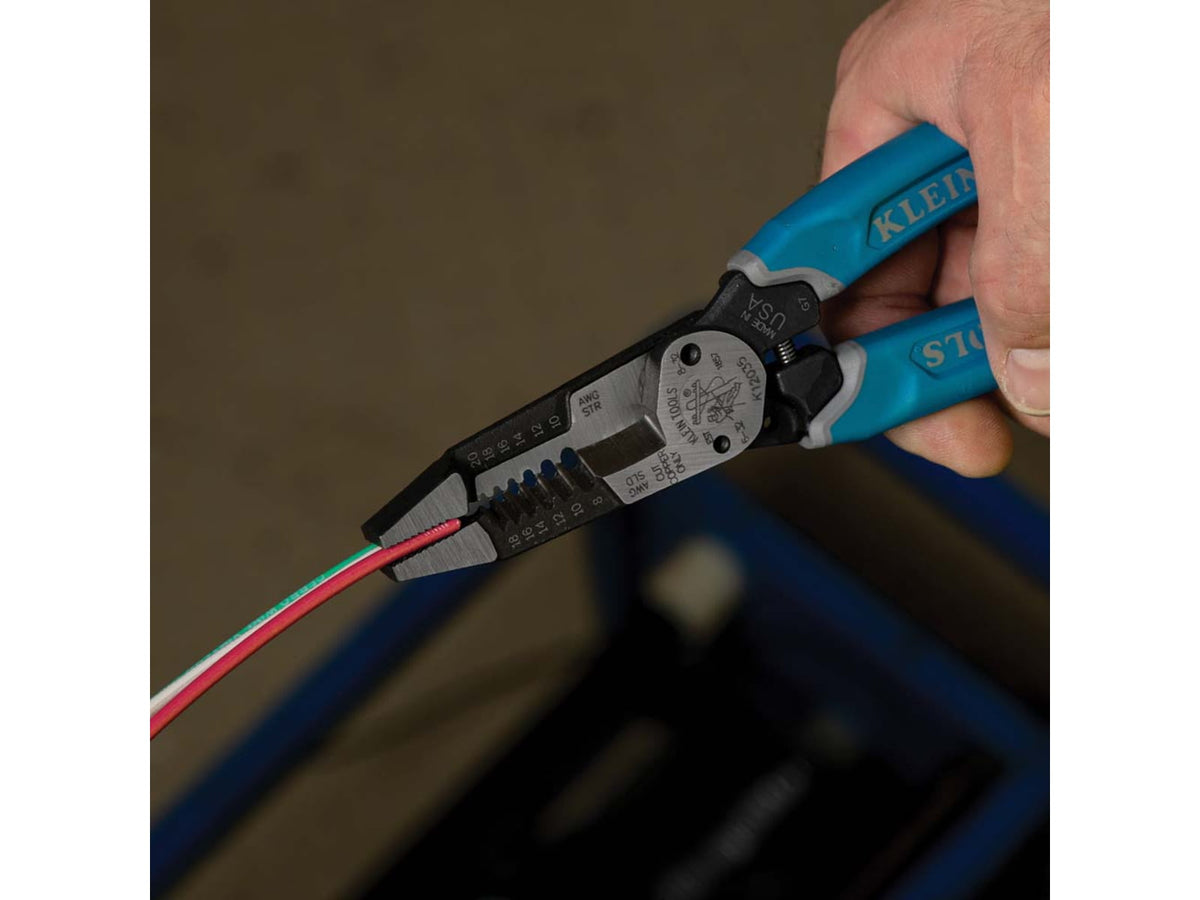 Klein Tools Heavy-Duty Shear Cut Wire Stripper 8-20AWG Klein-Kurve K12035