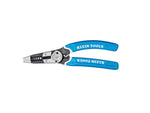 Klein Tools Klein-Kurve Heavy-Duty Wire Stripper/Cutter/Crimper Multi Tool 8-20 AWG Blue/White K12065CR